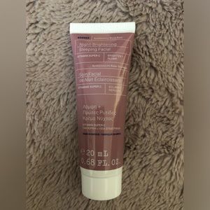 Korres apothecary wild rose night brightening sleeping facial 20ml